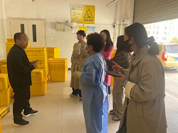 临夏现代职业学院卫生健康学院赴临夏州人民医院学习医疗废物规范化管理