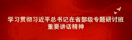 学习贯彻习近平总书记在省部级专题研讨班重要讲话精神