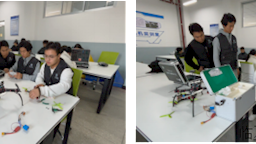 机电工程系进行实训室安全应急演练